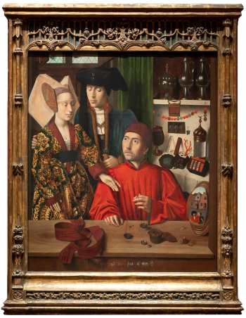 Petrus Christus Goldsmith In Shop Renaissance Through Contemporary