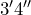 3'4''
