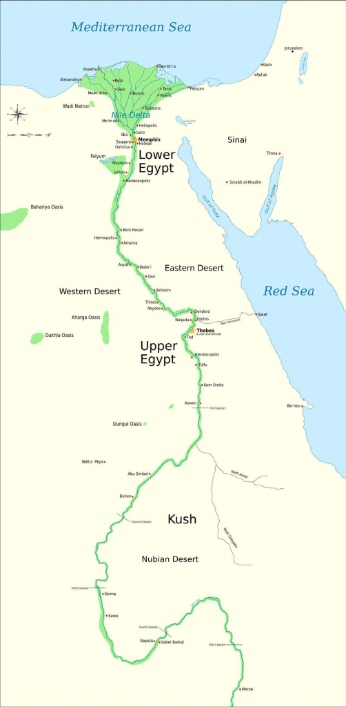 Upper and Lower Egypt