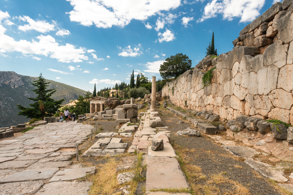 The Sacred Way at Delphi