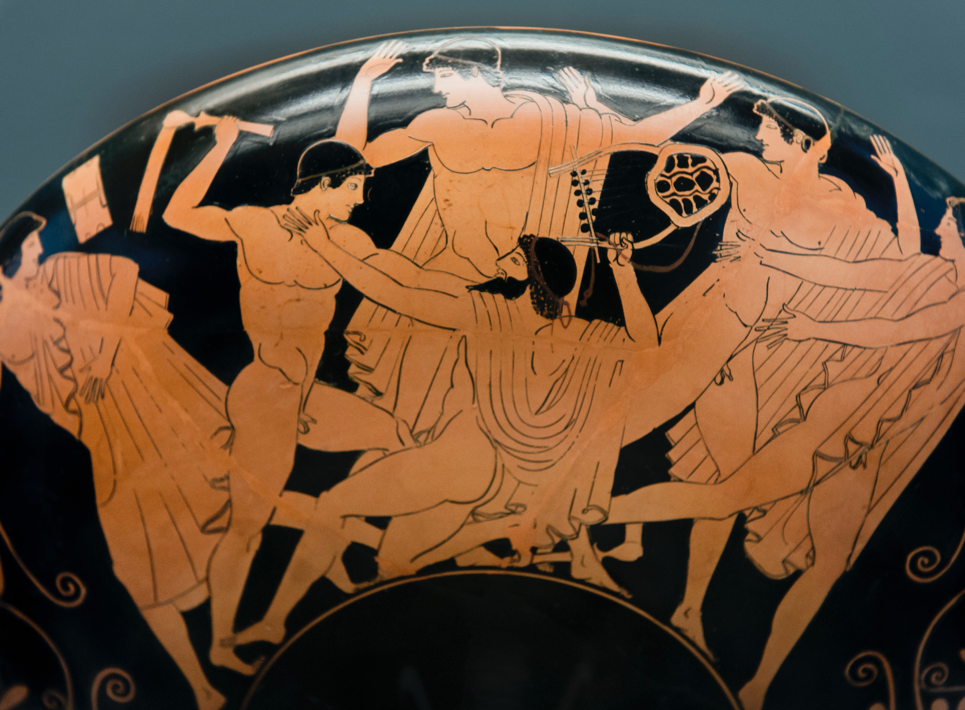 Heracles killing his music teacher