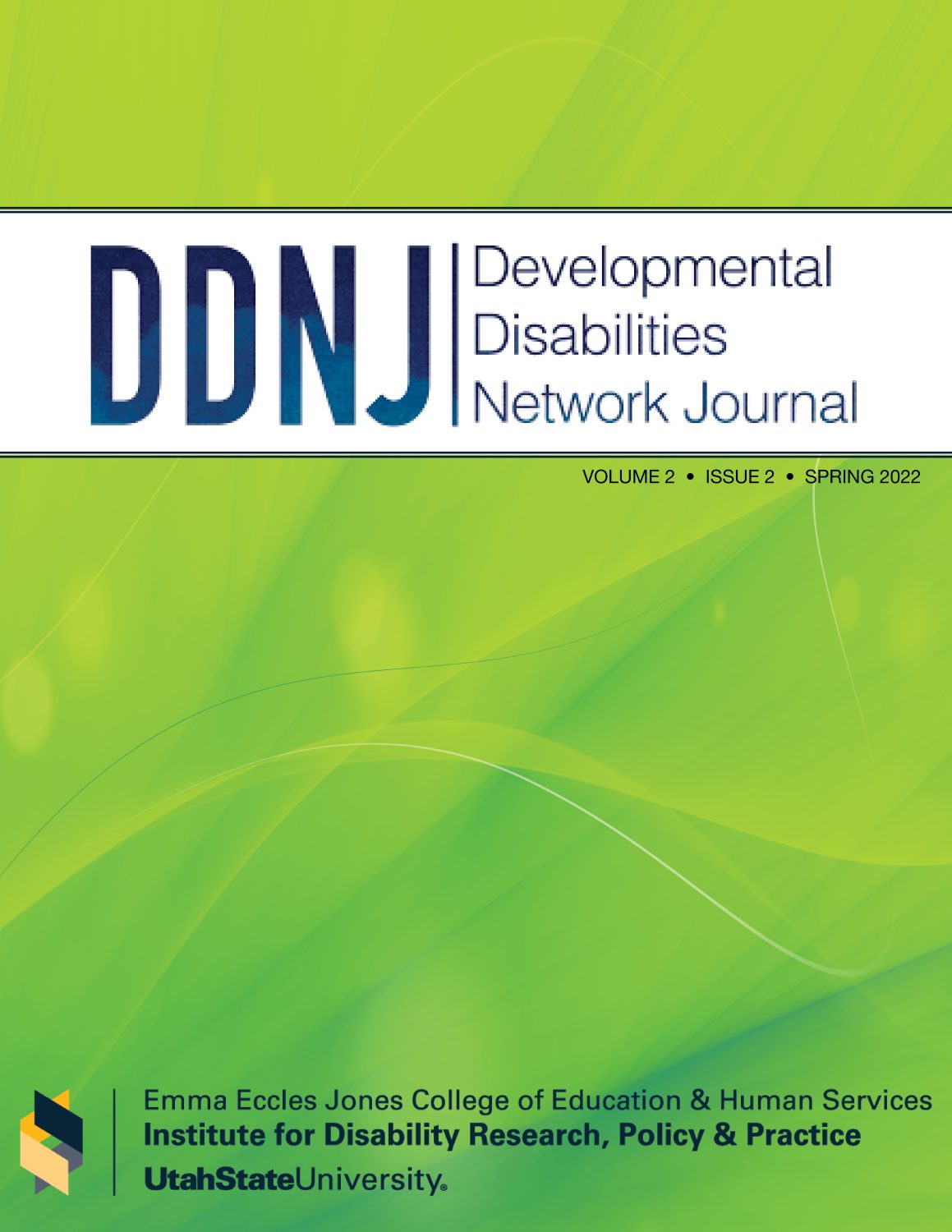 Cover image for Developmental Disabilities Network Journal, Volume 2, Issue 2