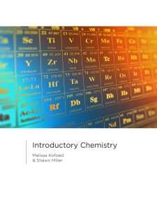 Introductory Chemistry book cover