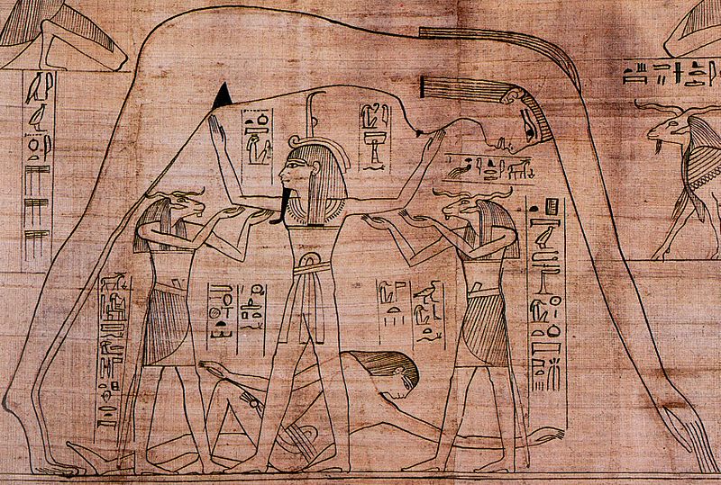 Egyptian relief from the Book of the Dead of Nesitqnebtashru
