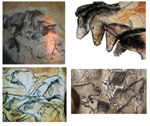 Paleolithic animals depicted with stunning realism (Chauvet-Pont-d'Arc Cave, France)