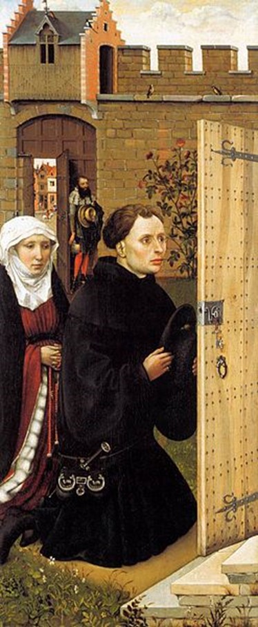 Left panel, Mérode Altarpiece