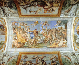 Annibale Carracci, Triumph of Bacchus, 1597-1601, Fresco Galleria Farnese, Rome