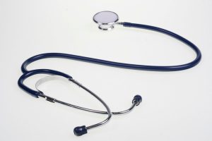 A photo of a stethoscope