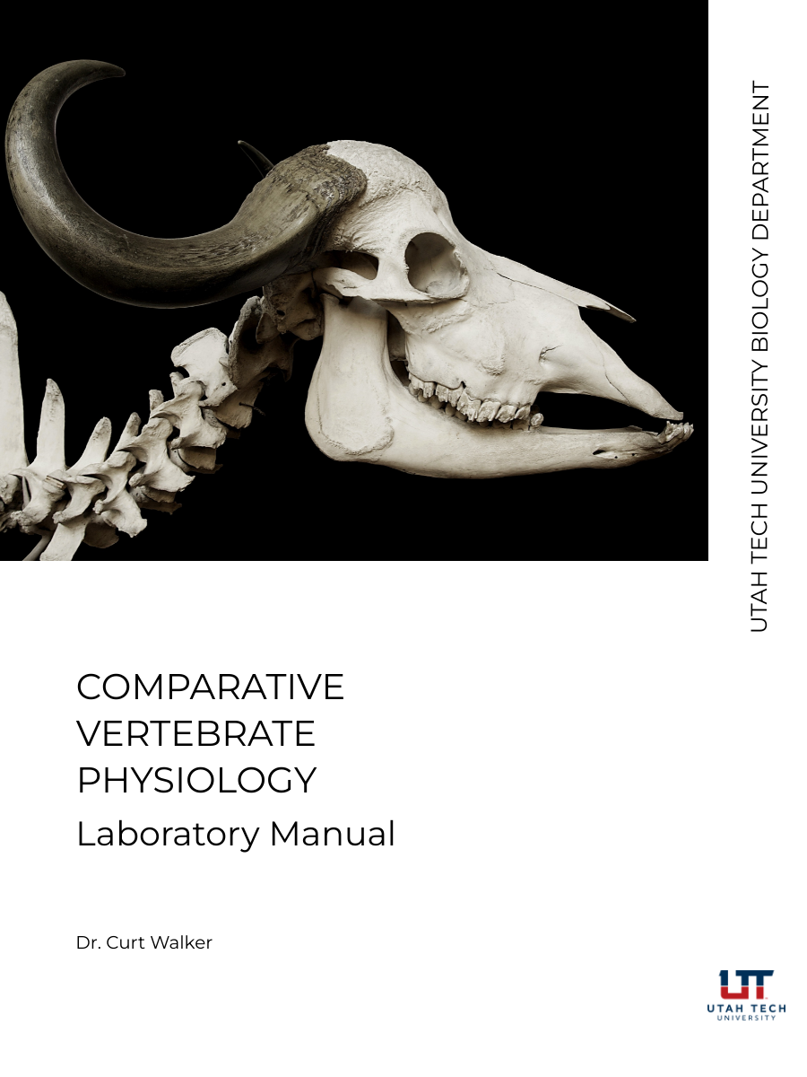 Cover image for Comparative Vertebrate Physiology Lab Manual