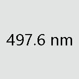 Block of a color corresponding to the absorbance maximum of rods (497.6 nm)