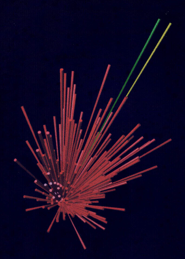 A graphic demonstrating the phenomenon of population coding in the motor cortex of the monkey.