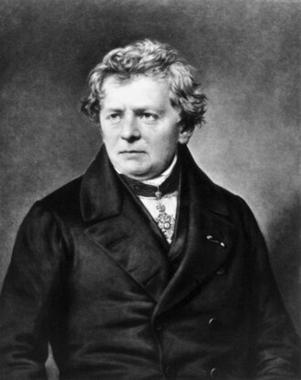 A photograph of a painting of Georg Simon Ohm.