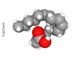 Space-filling model of arachadonic acid