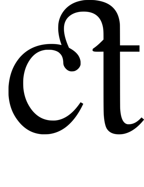 A type ligature.