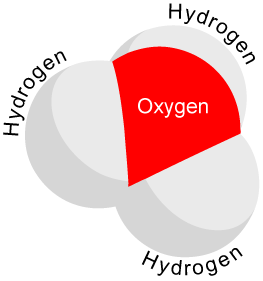 Image of a hydronium ion.
