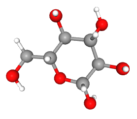 Chemical structure of glucose