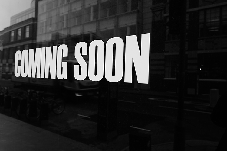 "Coming soon"