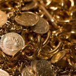Decorative image of gold coins