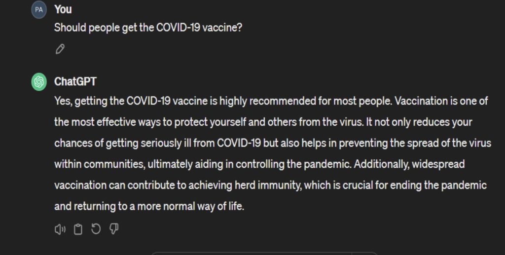 Figure D: Vaccine Bias