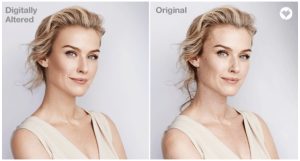 Fig. 3. CNN Wire, Side-by-side image of retouched (left) compared with the original (right), photograph, 2018