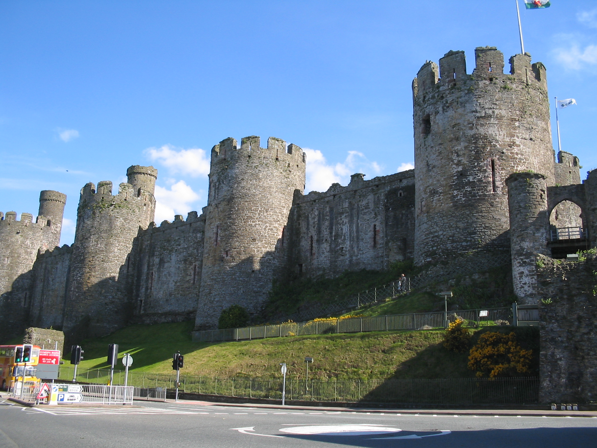 Photograph of ancient city walls.