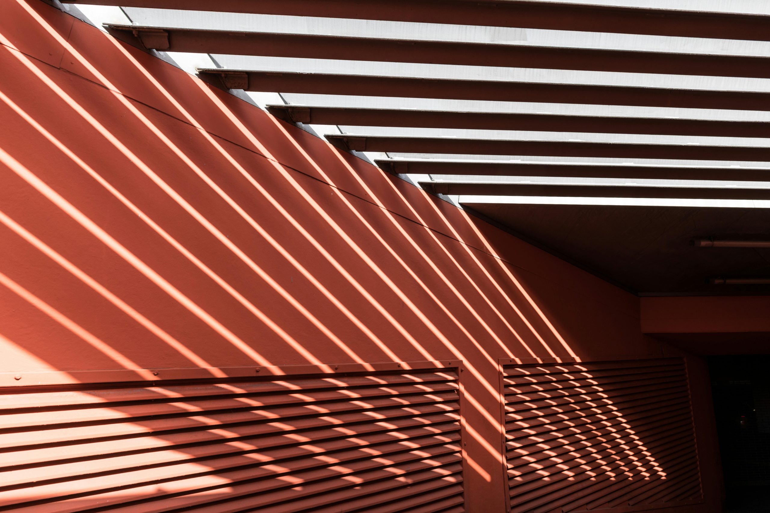 Modern Building in Sunlight