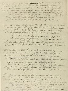 Photo of an aged handwritten document with cursive writing in dark ink.