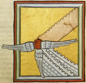 An illumination from Scivias, Hildegard's first theological work.
