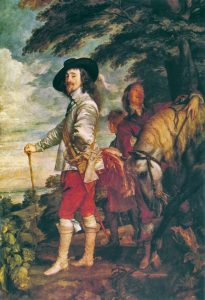 Anthony van Dyck, Charles I at the Hunt, 1635. Oil on canvas, 8’11” x 6’11”. Musée du Louvre, Paris.