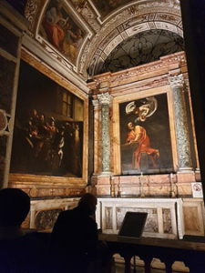 Contarelli Chapel, church of San Luigi dei Francesi, Rome, Italy.