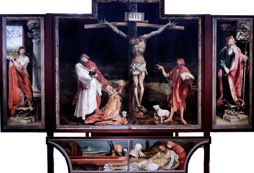 Matthias Grünewald, Isenheim Altarpiece (closed), 1510–15