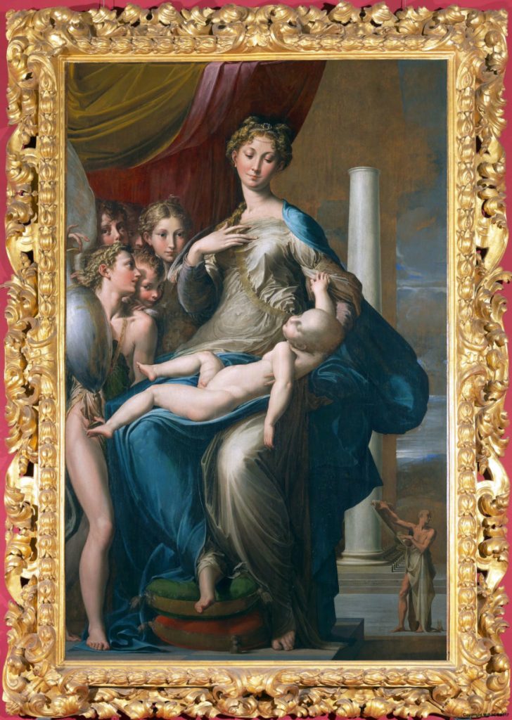 Parmigianino, Madonna of the Long Neck, 1530–33, 73 x 60 cm (Uffizi, Florence)