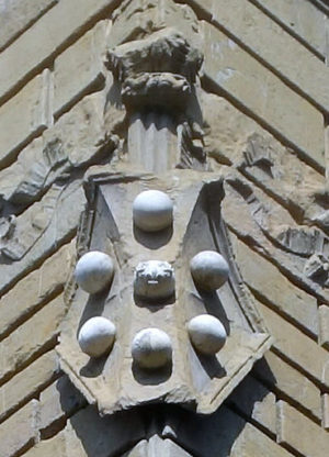 Medici Coat of Arms, Medici Palace exterior