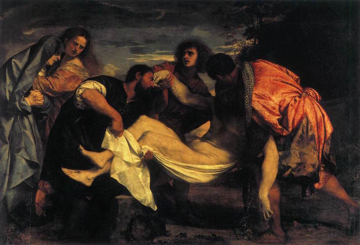 Titian, The Entombment of Christ, c. 1520, oil on canvas, 148 x 212 cm (Louvre, Paris)
