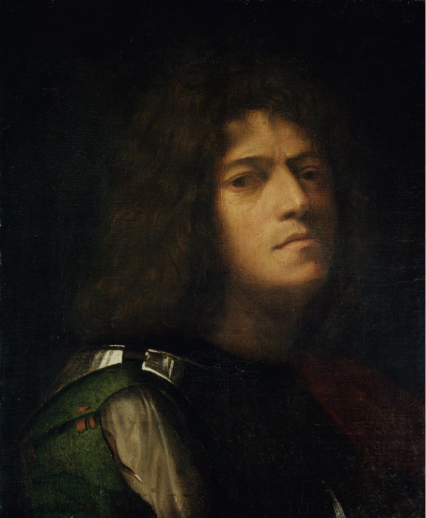 Giorgione, Self-Portrait as David, c. 1510, oil on canvas, 52 x 43 cm (Herzog Anton Ulrich-Museum, Braunschweig)