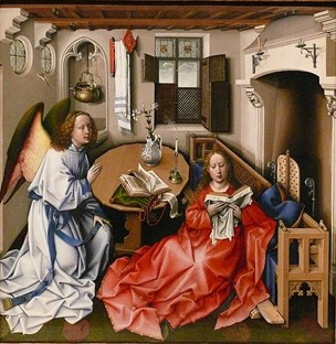 Central panel, Mérode Altarpiece