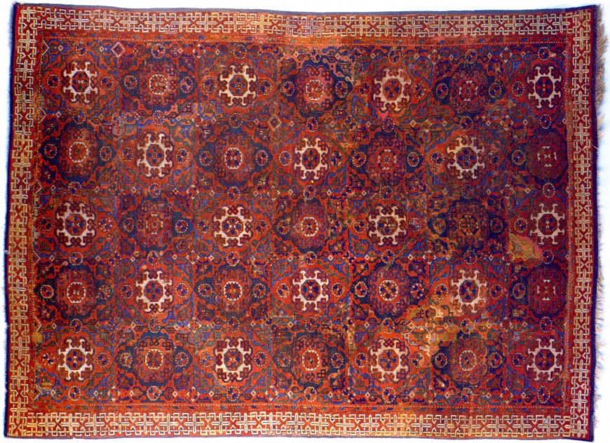 “Holbein carpet,” 15th–16th century, wool, from Turkey (The Metropolitan Museum of Art)