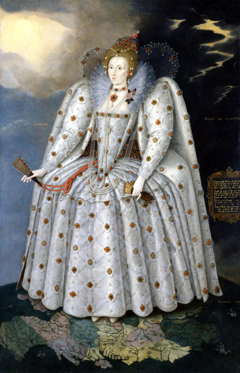 Marcus Gheeraerts the Younger, The Ditchley Portrait, c.1592, oil on canvas, 241.3 x 152.4cm (National Portrait Gallery, London)