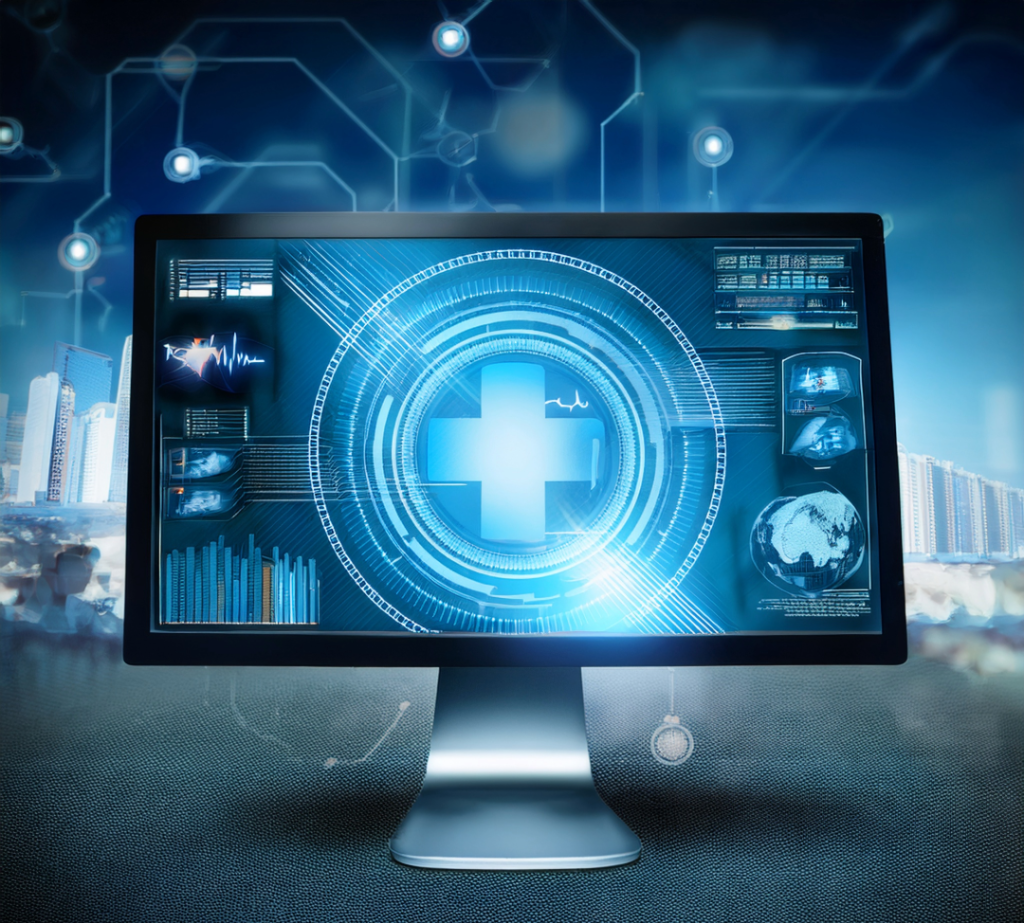 Graphic of a computer monitor
