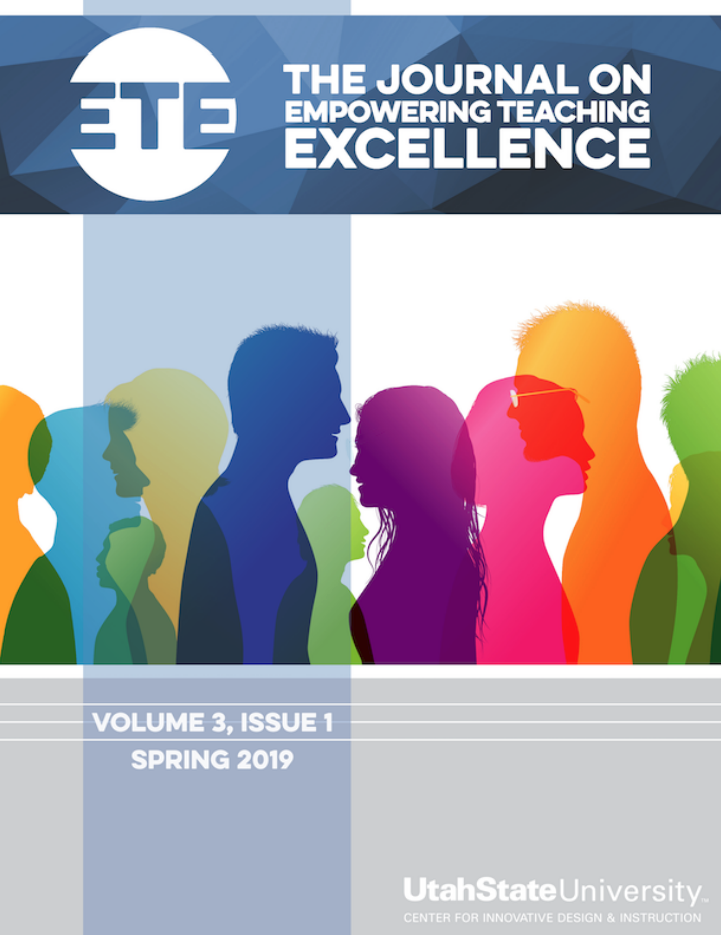 Cover image for Journal on Empowering Teaching Excellence, Spring 2019