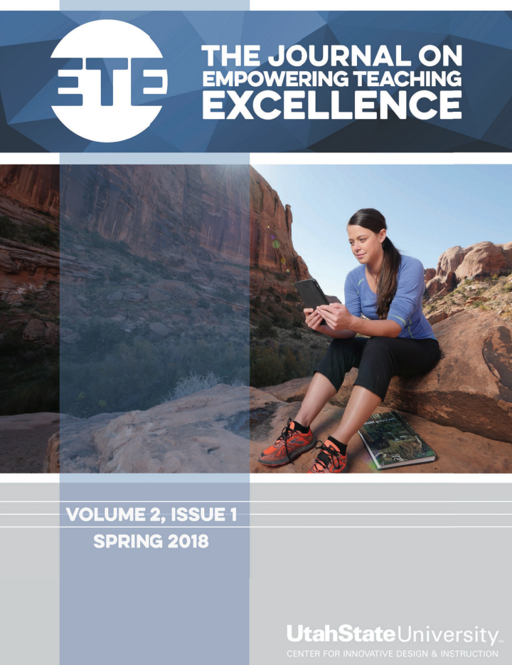 Cover image for Journal on Empowering Teaching Excellence, Spring 2018